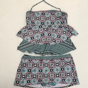 Kenneth Cole Reaction- tankini and skirt set